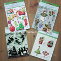 Kundenspezifische 3D Dimensional Weihnachten Scrapbook Handgemachte Papier 3D Aufkleber